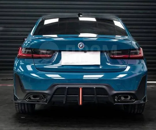 картинка Диффузор на задний бампер для BMW G20 330i LCI, с стоп сигналом магазин  StreetTuning 