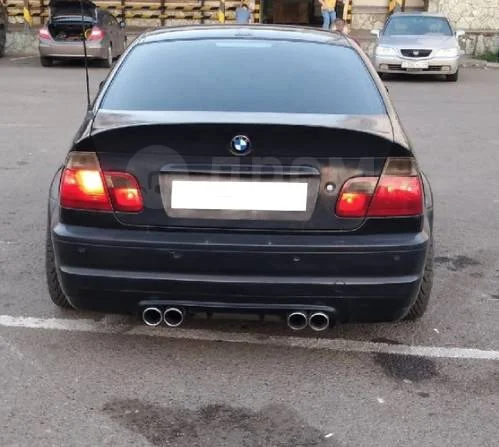 картинка Диффузор под 2 трубы в НАШ задний M бампер BMW E46 рест/дорест магазин  StreetTuning 
