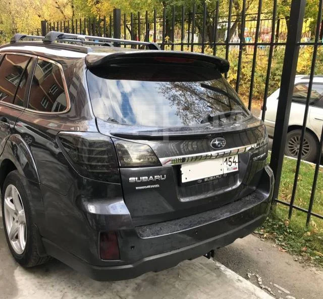 картинка Лип спойлер STI, средний, для subaru Legacy Outback br5 br9 магазин  StreetTuning 