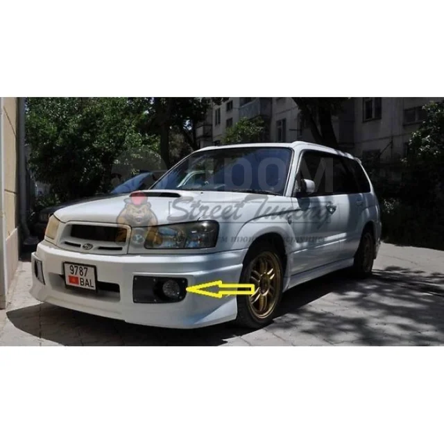 картинка Декоративные вставки, для накладки (губы) бампера Subaru Forester SG5 магазин  StreetTuning 