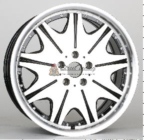 картинка Диски iVF-002 R18 8J ET35 5X112 Black+silver магазин  StreetTuning 