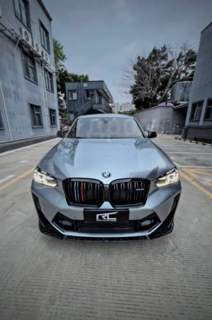 картинка Сплиттер (губа) на передний бампер для BMW X3M/C X4M/C F97 F98 LCI магазин  StreetTuning 