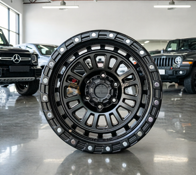 картинка Диски  Powcan VKYS182 R17 J9 ET0 6X139,7 black matt магазин  StreetTuning 