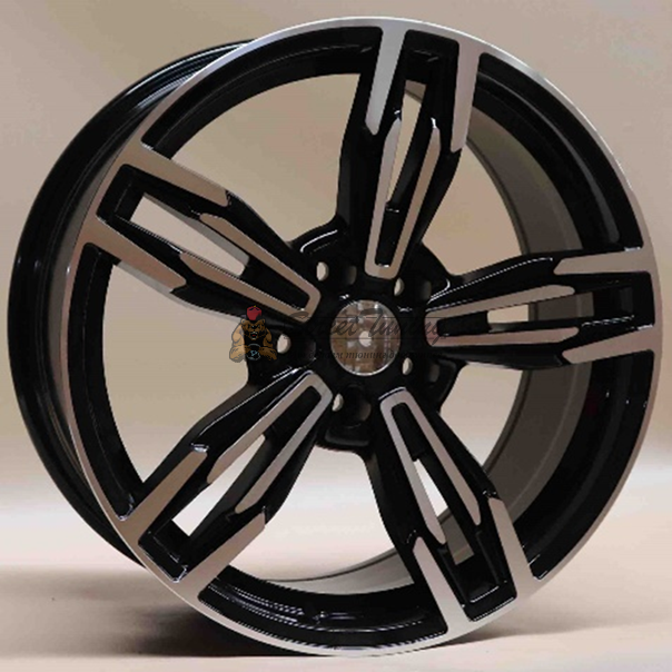 картинка Диски Powcan BK5730 R18 J8 ET35 5X114.3 black + polished магазин  StreetTuning 