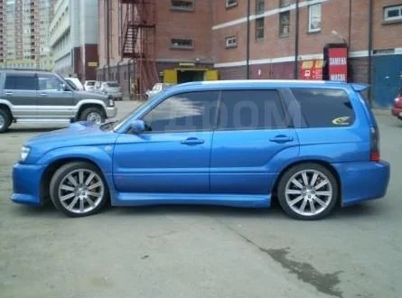 картинка Боковые пороги STI для Subaru Forester SG магазин  StreetTuning 