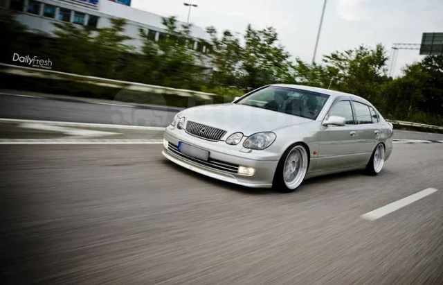 картинка Накладка на передний бампер TTE для Toyota Aristo jzs161 магазин  StreetTuning 