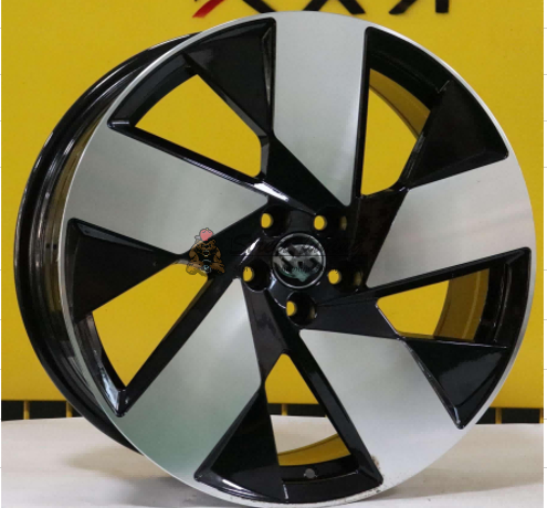 картинка Диски  Racing Line SR402 Style  R20 8J ET58 5X108 Black+Silver магазин  StreetTuning 