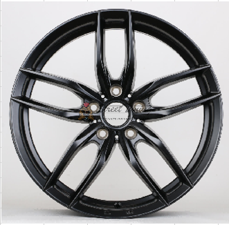 картинка Диски  iV-5165 R19 8J ET35 5X114.3  Black магазин  StreetTuning 