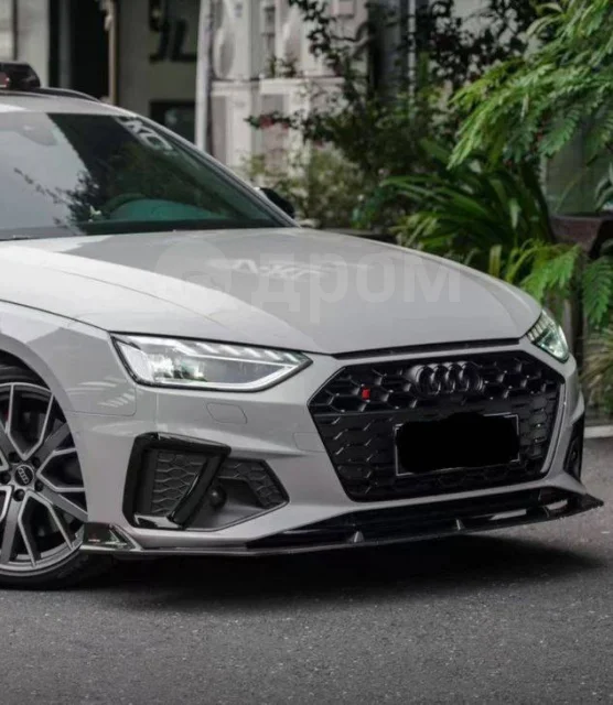 картинка Сплиттер (губа) на передний бампер для Audi S4 / A4 S-line B9.5 магазин  StreetTuning 