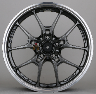 картинка Диски Rays G025 style R17 7.5J ET35 5X112 Black+silver магазин  StreetTuning 