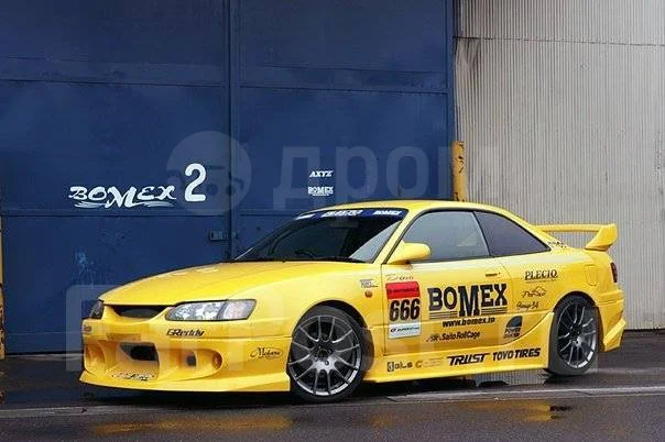 картинка Комплект порогов" Bomex 2 "на Toyota Levin, Truenо AE111, ae110 магазин  StreetTuning 