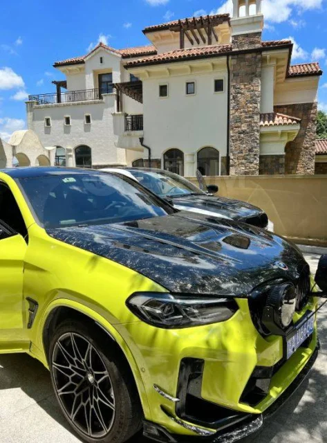 картинка Канарды на перед бампер AE Desig для BMW X3M/C X4M/C F97 F98 LCI 2022 магазин  StreetTuning 