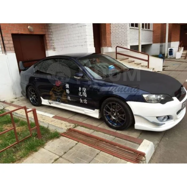 картинка Пороги Cyber-R для Subaru Legacy BL/BP 2003-2008 магазин  StreetTuning 