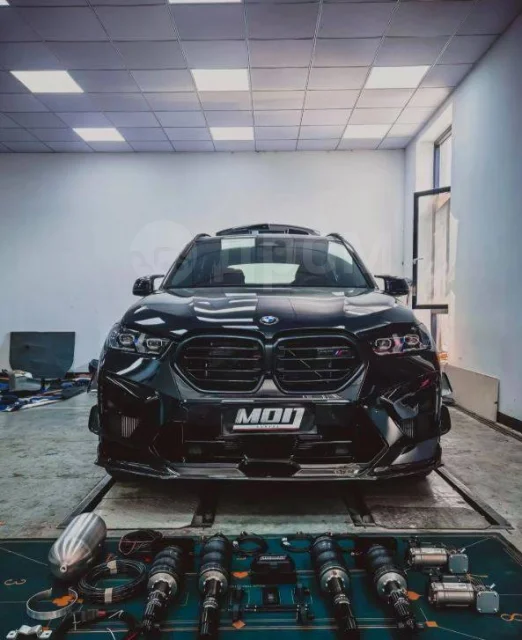 картинка Канарды на передний бампер для BMW X6M X6MC F96 Pre-LCI магазин  StreetTuning 