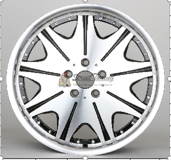 картинка Диски iVF-002 R18 8J ET35 5X112 Black+silver магазин  StreetTuning 
