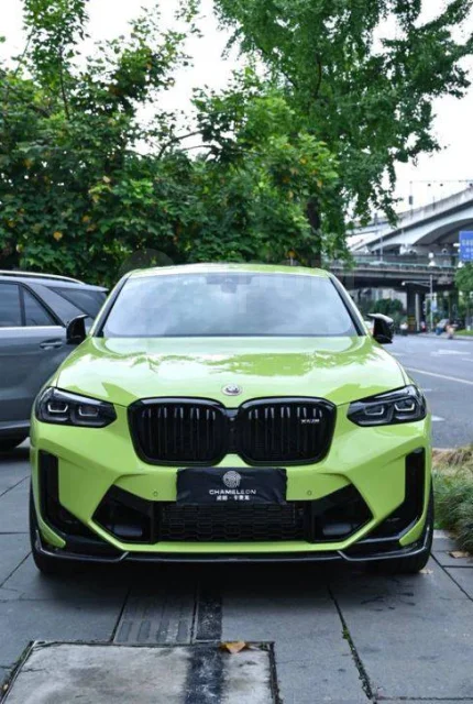 картинка Сплиттер (губа) на передний бампер для BMW X3M/C X4M/C F97 F98 LCI магазин  StreetTuning 