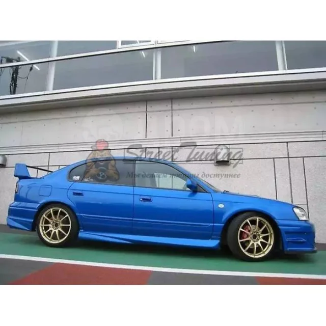 картинка Пороги Burn-up для Subaru Legacy be,bh магазин  StreetTuning 