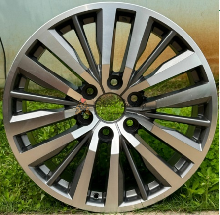 картинка Диски OEM Nissan Style  R20 8J ET35 6X139.7 Gray+Silver магазин  StreetTuning 