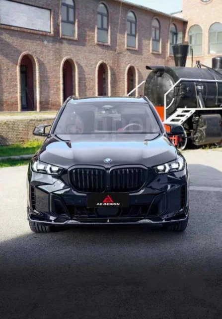 картинка Сплиттер (губа) на передний бампер для BMW X5 s/x Drive 40i и xDrive 5 магазин  StreetTuning 