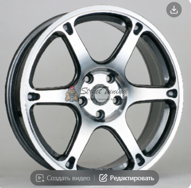 картинка Диски iV-037 R18 8J ET35 5X112 Gray+silver магазин  StreetTuning 