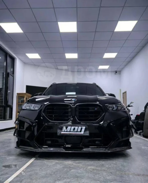 картинка Канарды на передний бампер для BMW X6M X6MC F96 Pre-LCI магазин  StreetTuning 
