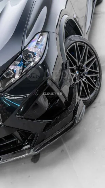 картинка Канарды на передний бампер для BMW X6M X6MC F96 Pre-LCI магазин  StreetTuning 