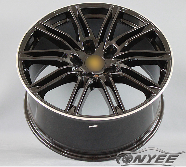 картинка Новые диски Porsche модель 2 R20 5X130 ET55 J9 черный глянец магазин  StreetTuning 