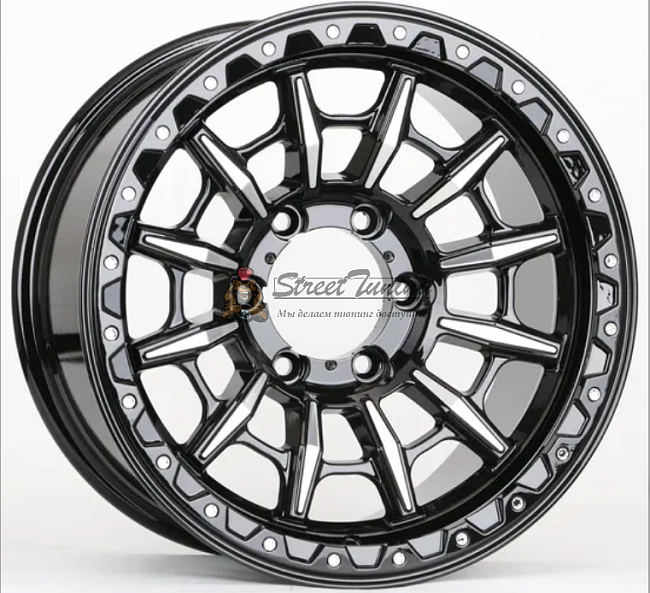 картинка Диски KMC KM547  R17 9J ET-12 5X127 MATT Black магазин  StreetTuning 