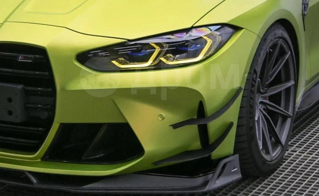 картинка Канарды на передний бампер для BMW G80 G82 G83 M3 M4 магазин  StreetTuning 