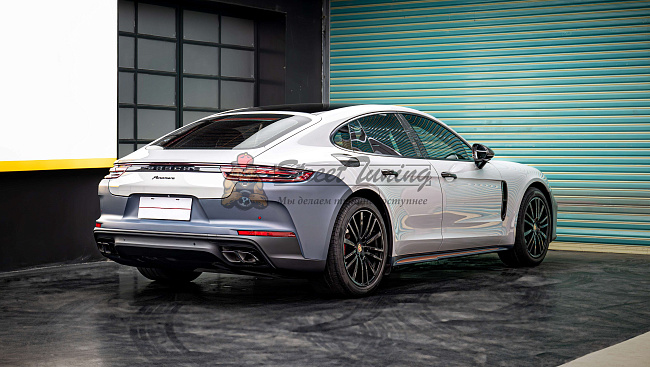 картинка Задний бампер 976 OE в сборе для рестайлинга Porsche Panamera 971 (2017–2023) магазин  StreetTuning 