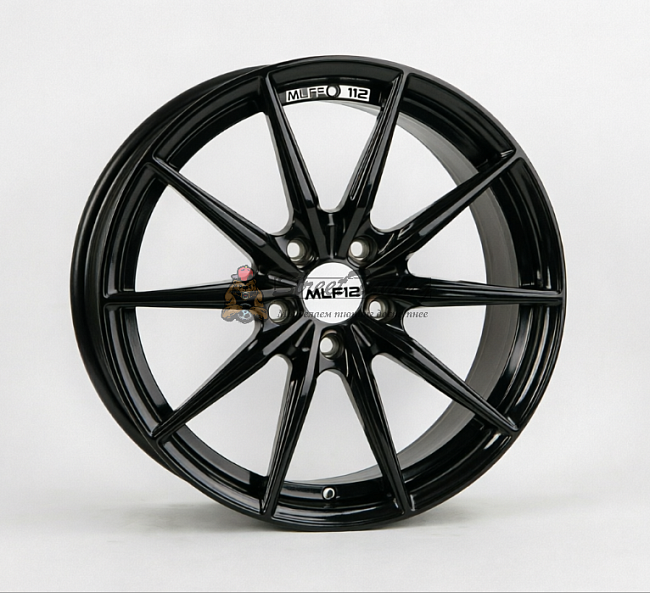 картинка Диски IVF-3408  R19 9.5J ET35 5X114.3  Black магазин  StreetTuning 