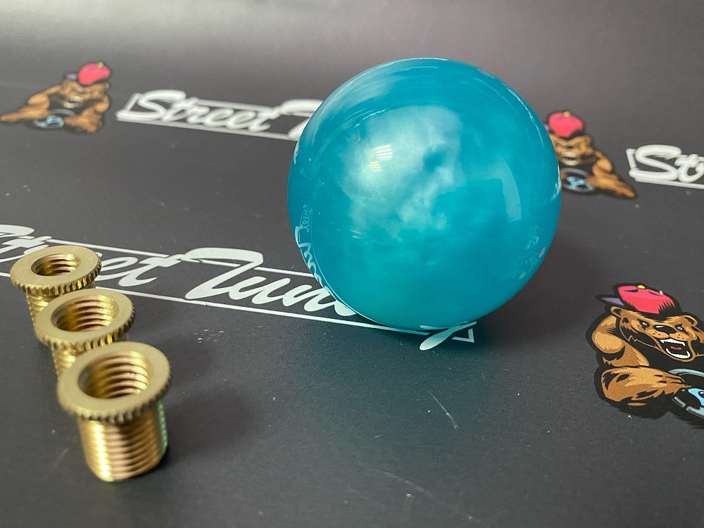 картинка Ручка переключения передач BALL (ШАР), бирюзовый перламутр JDM #2 от магазина  StreetTuning