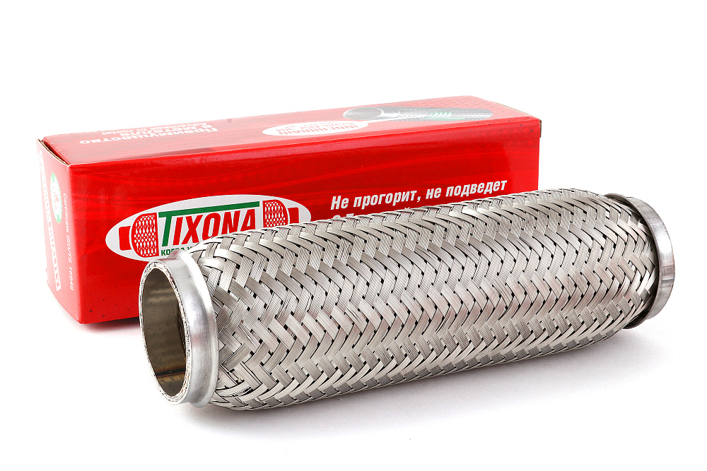 картинка Гофра глушителя Tixona (сталь 304 трехслойная) 50*320 от магазина  StreetTuning