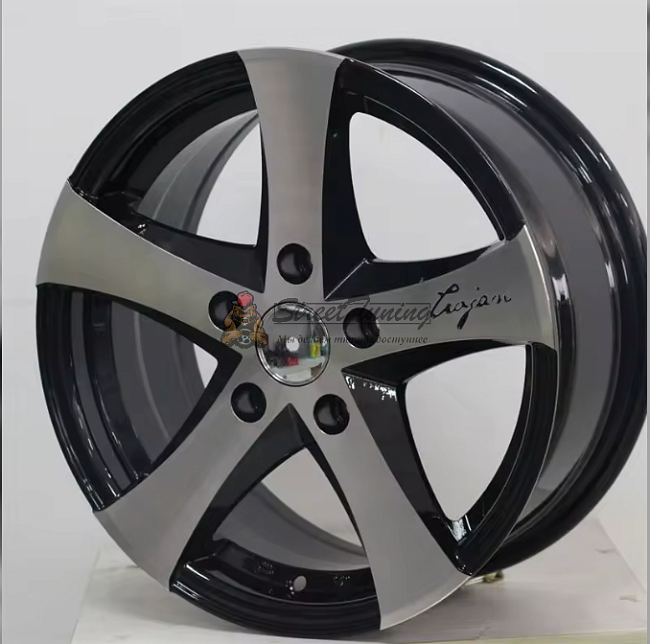 картинка Диски Vossen style R17 7.5J ET35 5X114.3 Black+Silver магазин  StreetTuning 
