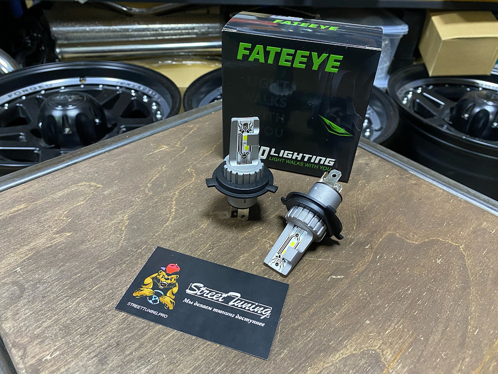 картинка Автомобильные светодиодные лампы FATEEYE F1 Led - H4 6500к, комп 2шт от магазина  StreetTuning