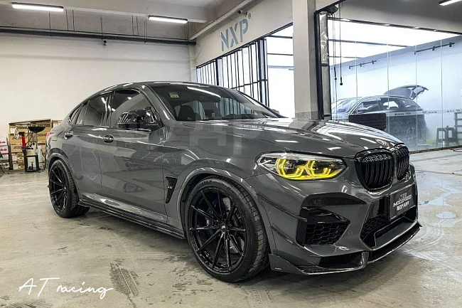 картинка Канарды на передний бампер для BMW X3M/C X4M/C F97 F98 магазин  StreetTuning 