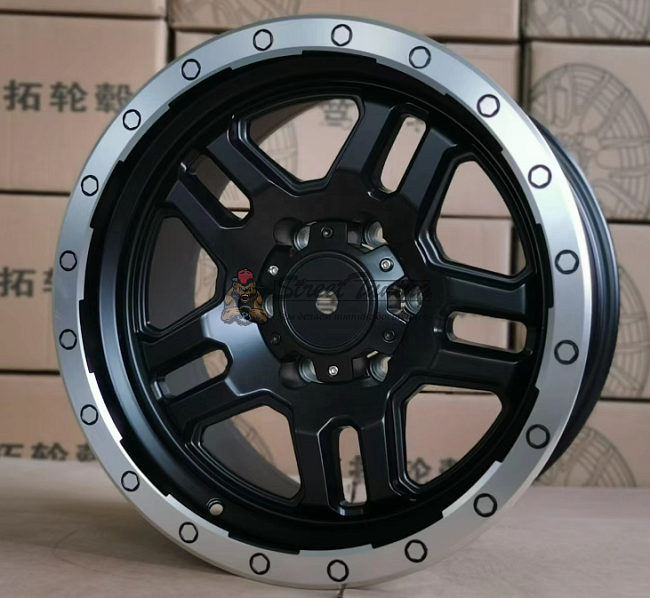 картинка Диски Fuel Anza D55 R17 8.5J ET0 6X139.7 MATT Black магазин  StreetTuning 