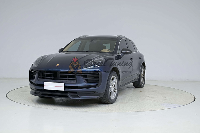 картинка Передний сплиттер TKT для Porsche Macan 95B.3 2022+ магазин  StreetTuning 