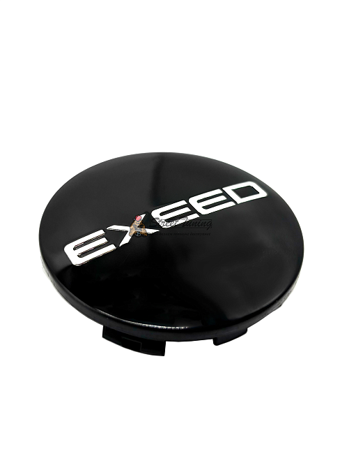 картинка Колпачок на литье EXEED CHE-02 62x56 мм, черный магазин  StreetTuning 