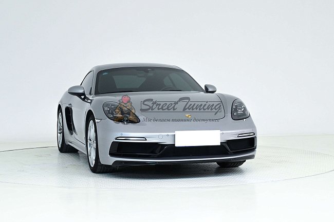 картинка Комплект обвеса Spyder с карбоновым задним спойлером для Porsche 718 Boxster (982) 2017+ магазин  StreetTuning 