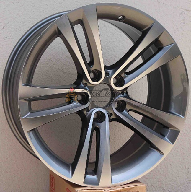 картинка Диски BMW 397 R18 J8 ET34 5X120 gray + polished магазин  StreetTuning 