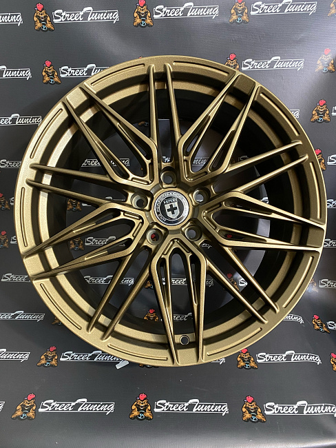 картинка Новые диски HRE XF007 R18 J8 ET35 5X114.3 Satin Bronze магазин  StreetTuning 