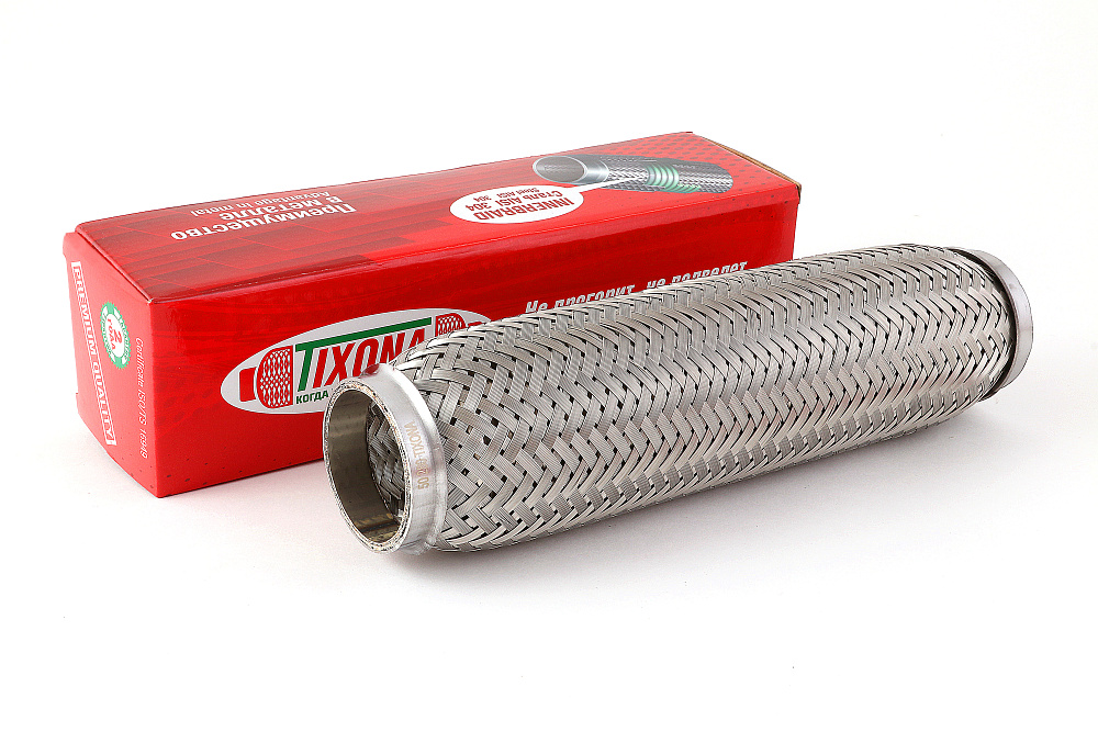 картинка Гофра глушителя Tixona (сталь 304 трехслойная) 50*280 от магазина  StreetTuning