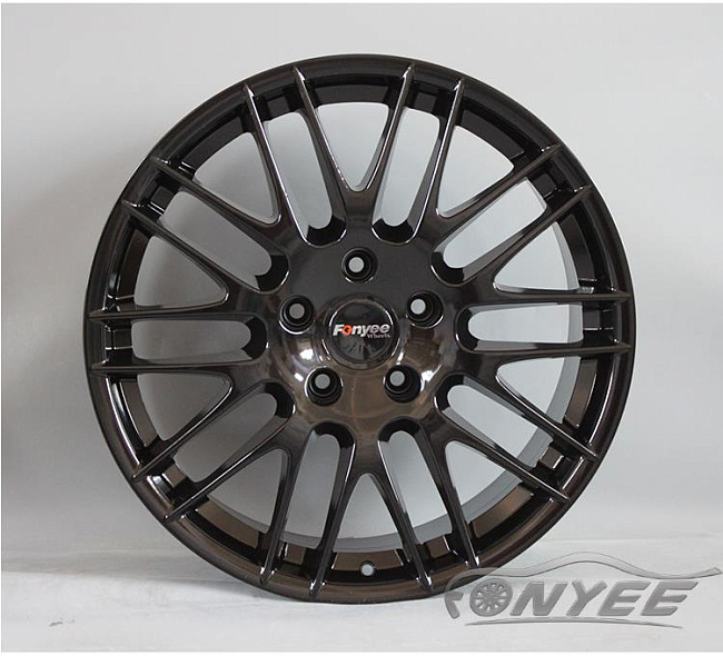 картинка Новые диски Porsche RS Spyder Designe R20 5X130 ET57 J9 черный глянец магазин  StreetTuning 