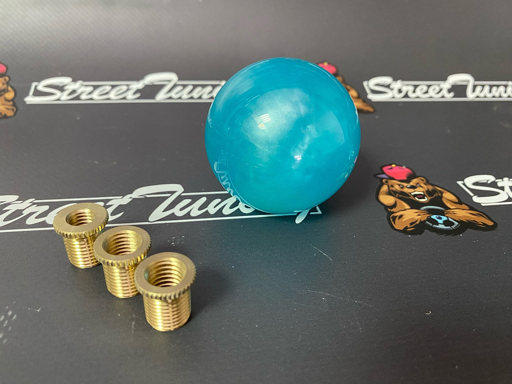 картинка Ручка переключения передач BALL (ШАР), бирюзовый перламутр JDM #2 от магазина  StreetTuning