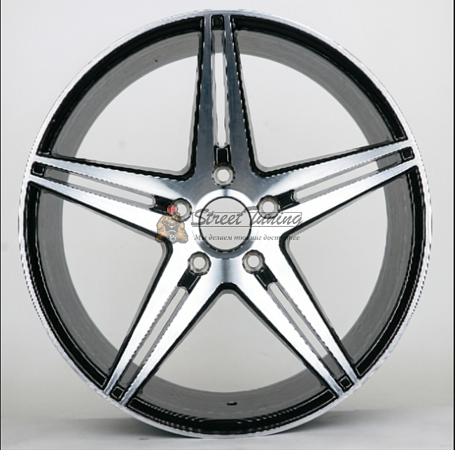 картинка Диски iV-449 R18 8J ET35 5X120 Black+silver магазин  StreetTuning 
