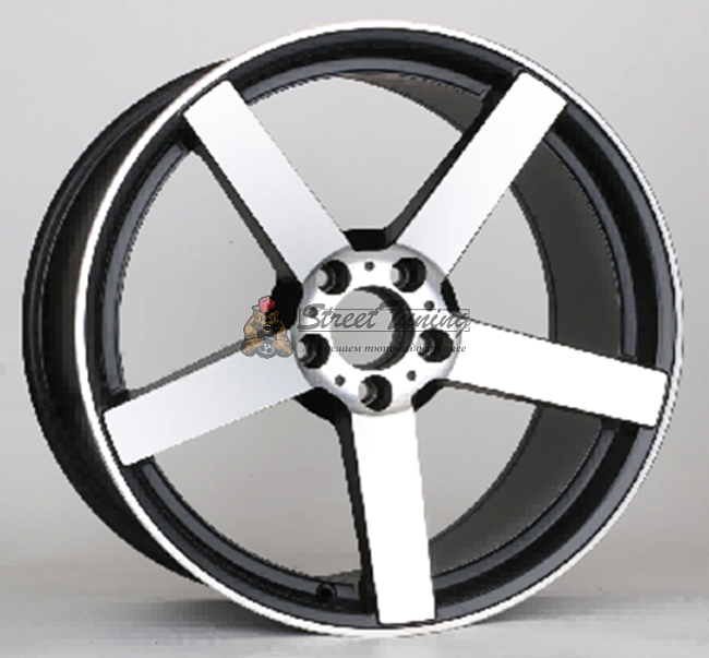 картинка Диски KOKO  R18 9.5J ET32 5X112 Black+Silver магазин  StreetTuning 