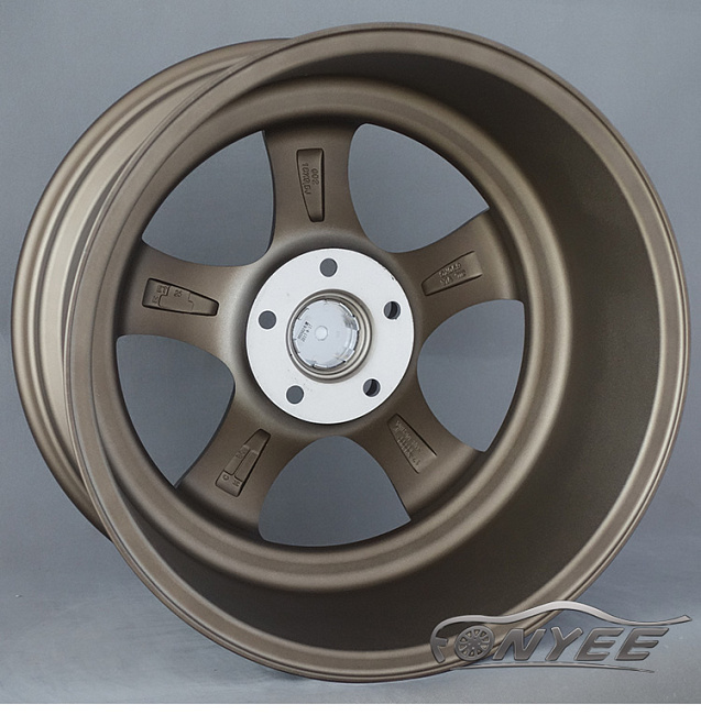 картинка Новые диски JNC 017 R18 5X114,3 ET25 J8,5 бронза + полированная полка золото магазин  StreetTuning 