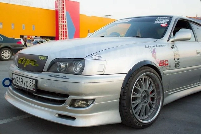 картинка Накладка на передний бампер Vertex для Toyota Chaser 100 магазин  StreetTuning 