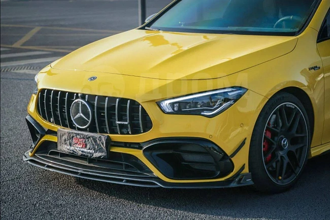 картинка Канарды на передний бампер для Mercedes CLA C118 CLA45S магазин  StreetTuning 